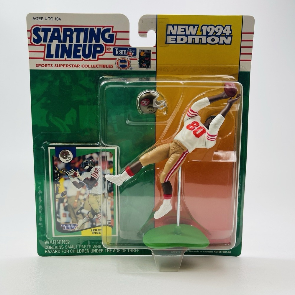 1994 Starting Lineup Superstar Collectible SF 49ers Jerry Rice Figurine